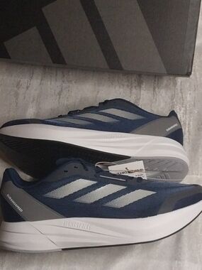 Adidas Duramo Speed Men’s Running Shoes - Navy/Gray Sz 9.5